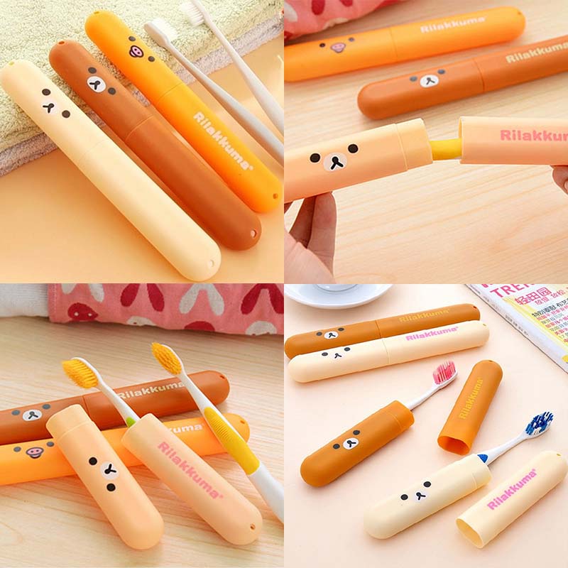 Hộp Đựng Bàn Chải Đánh Răng Hình Gấu/Gấu Dễ Thương
