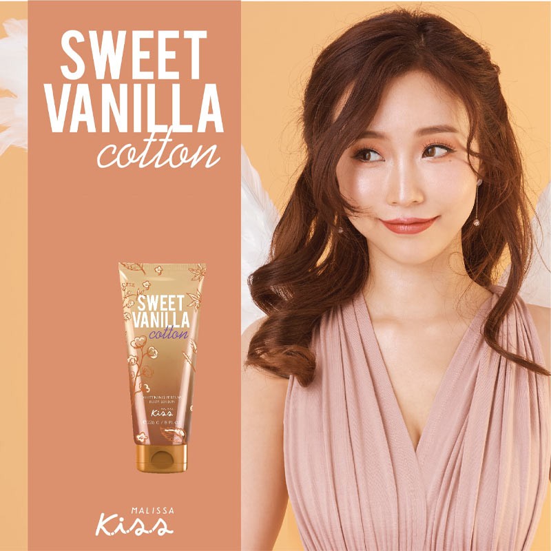 Dưỡng Thể Sáng Da Hương Nước Hoa Malissa Kiss Sweet Vanilla 226gr