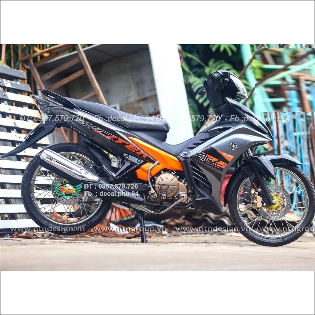Tem Rời Exciter 135 xám cam (L)