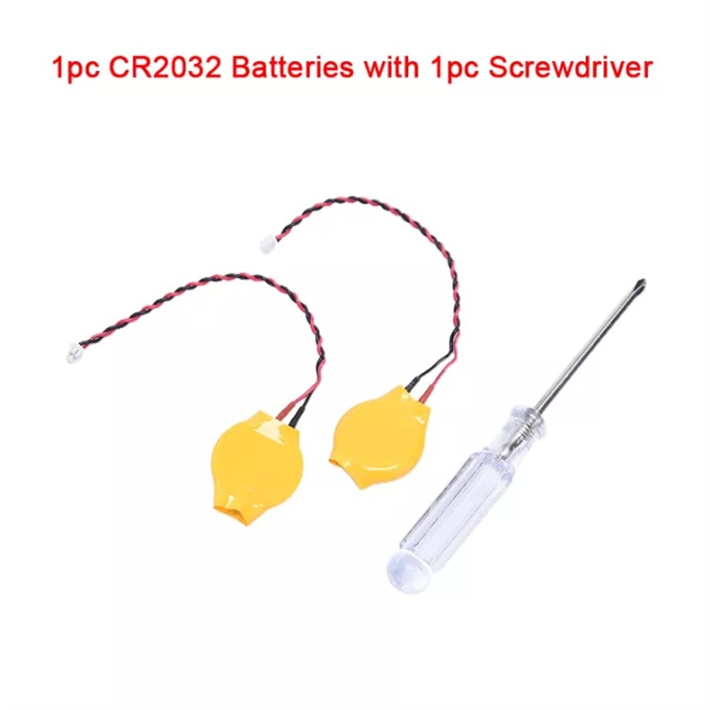 Bộ Pin 2 Pin Cr2032 3v 220mah Cmos 1.25mm Cho Laptop