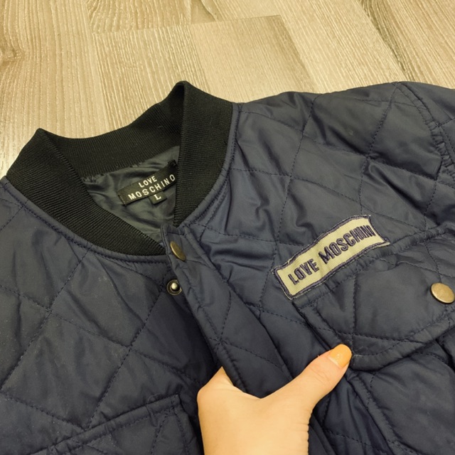 Áo phao trần bông nam - Love Moschino