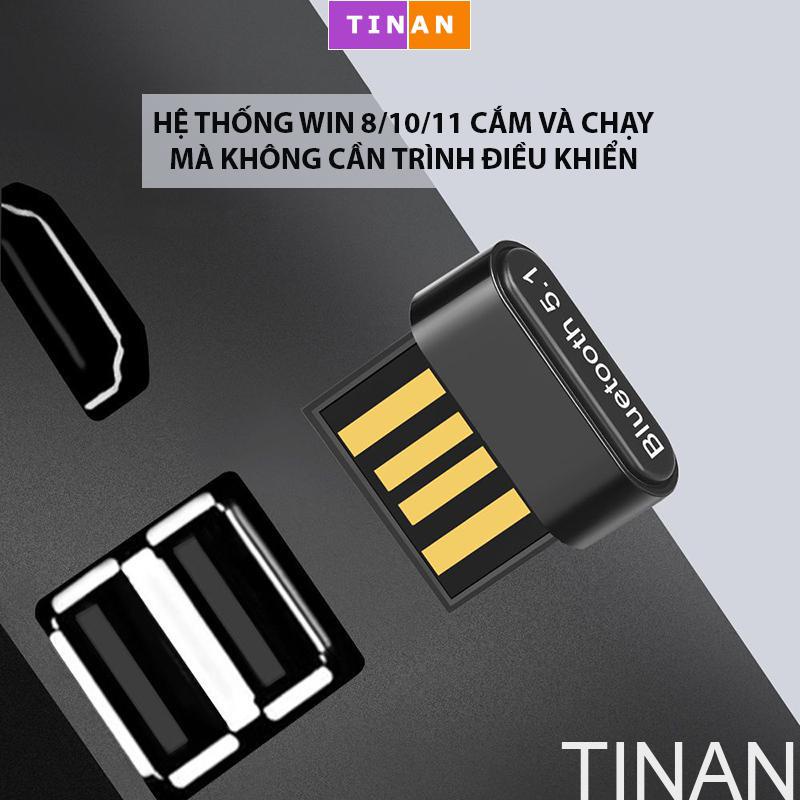 Bộ Điều Hợp Bluetooth 5.1/ 5.3, Đầu Cắm USB 2.0 BT513 Cho Hệ Điều Hành Window