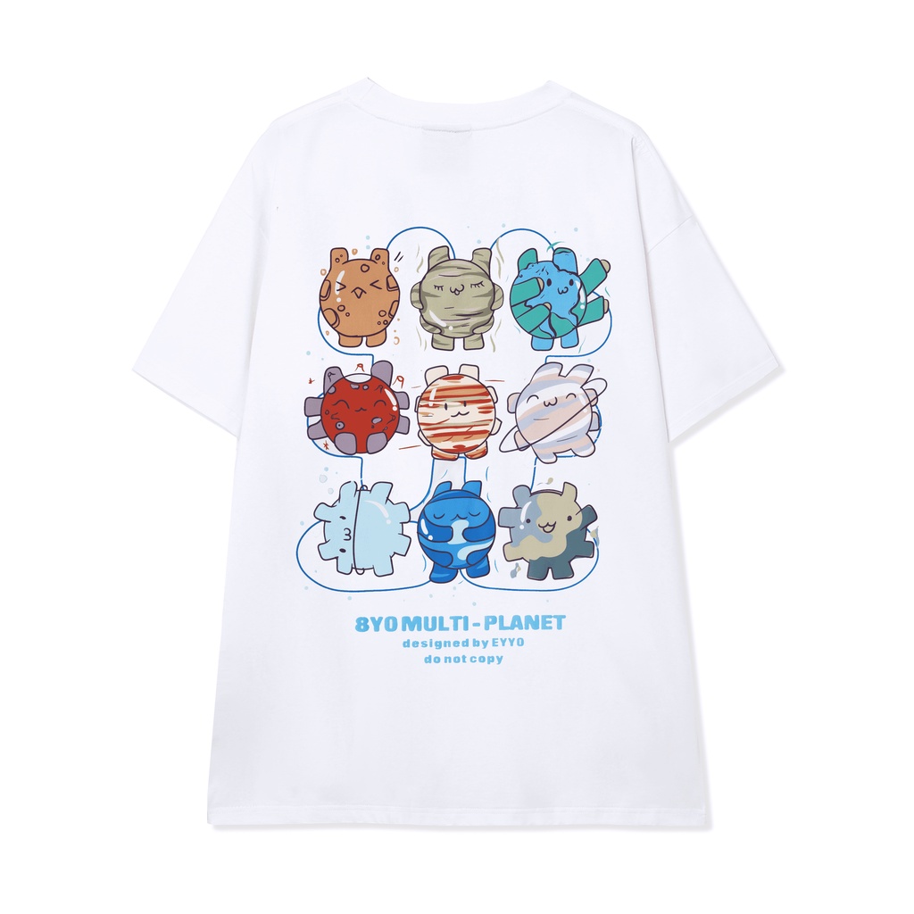 Áo thun 8YO Multi Planet Tee - Trắng