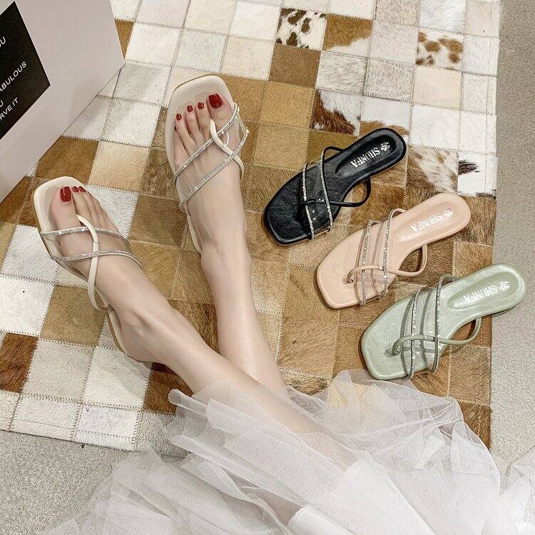 Giày Sandal Đi Biển Đế Bằng Phong Cách La Mã Thời Trang Mùa Hè Cho Nữ ISS962