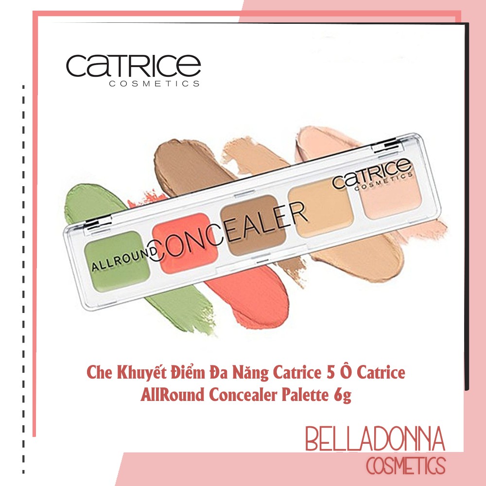 Che Khuyết Điểm Đa Năng Catrice 5 Ô Catrice AllRound Concealer Palette 6g