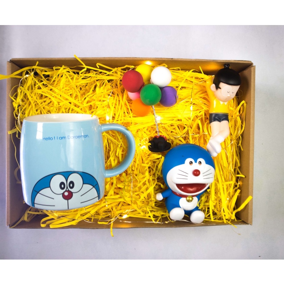 Quà Tặng Sinh Nhật, Cốc Gốm Sứ Hình Doraemon Và Các Nhân Vật Trong Truyện Tranh Doraemon, Món Quà Ý Nghĩa Dành Cho Bé