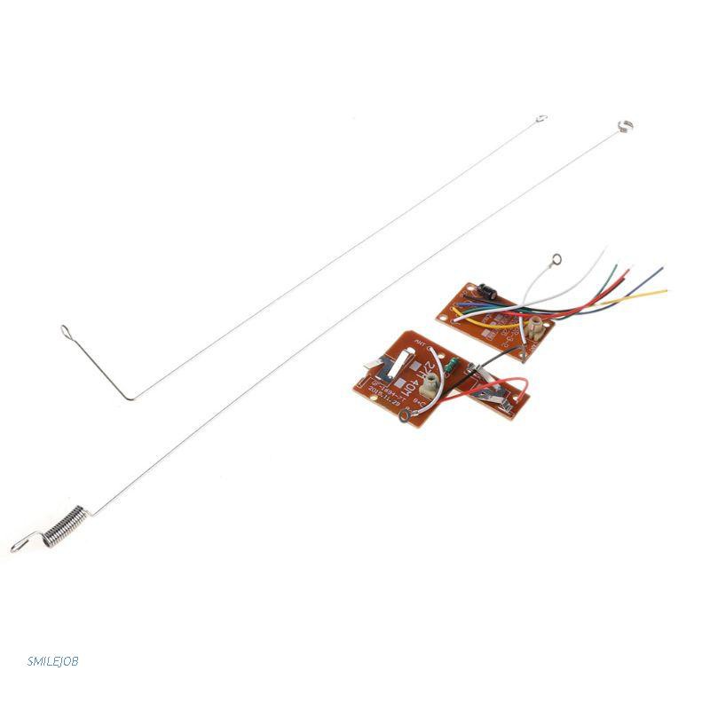 Set bảng mạch điều khiển từ xa Ob 4 kênh 27mhz có ăng ten cho đồ chơi xe hơi/xe tải