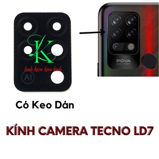 Kính camera tecno pova có sẵn keo dán ( kính camera dành cho tecno pova LD7 )