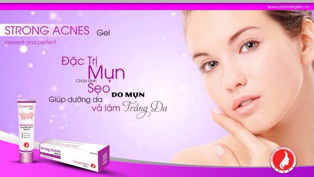 Kem ngừa mụn Strong Acnes - Charming Skin