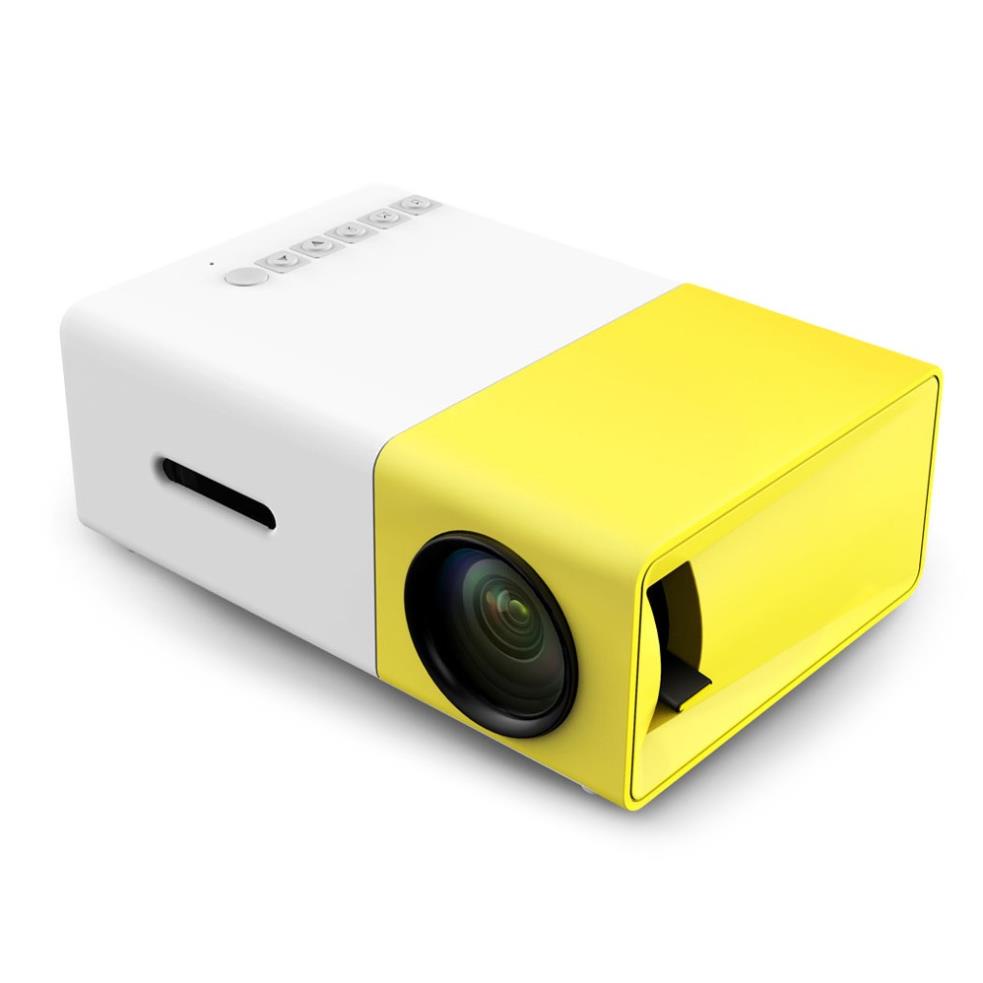 Máy Chiếu Mini LCD LED Xem Phim Tại Nhà Projector YG-300 Kết Nối Điện Thoại Iphone/Android - YG300 BEESIR