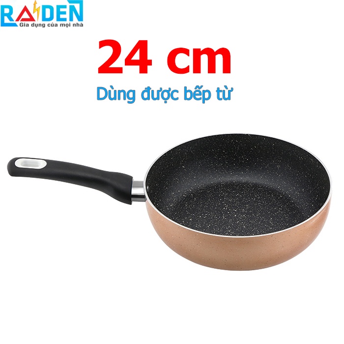 [Chính hãng] Chảo chống dính đáy từ 24cm Elmich EL2024MN chống dính Whitford Xylan - USA an toàn sức khỏe