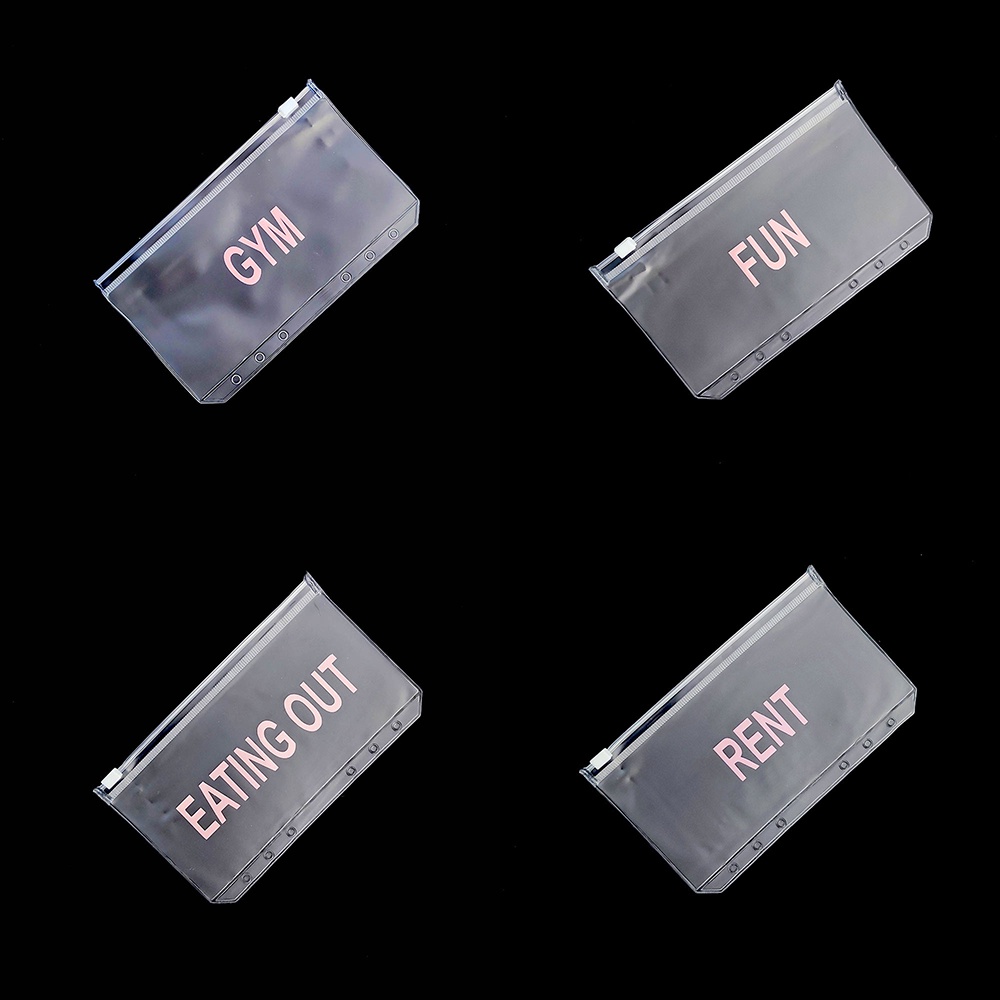 Túi Đựng Hồ Sơ A6/A5 Bằng PVC Trong Suốt Có Khóa Kéo