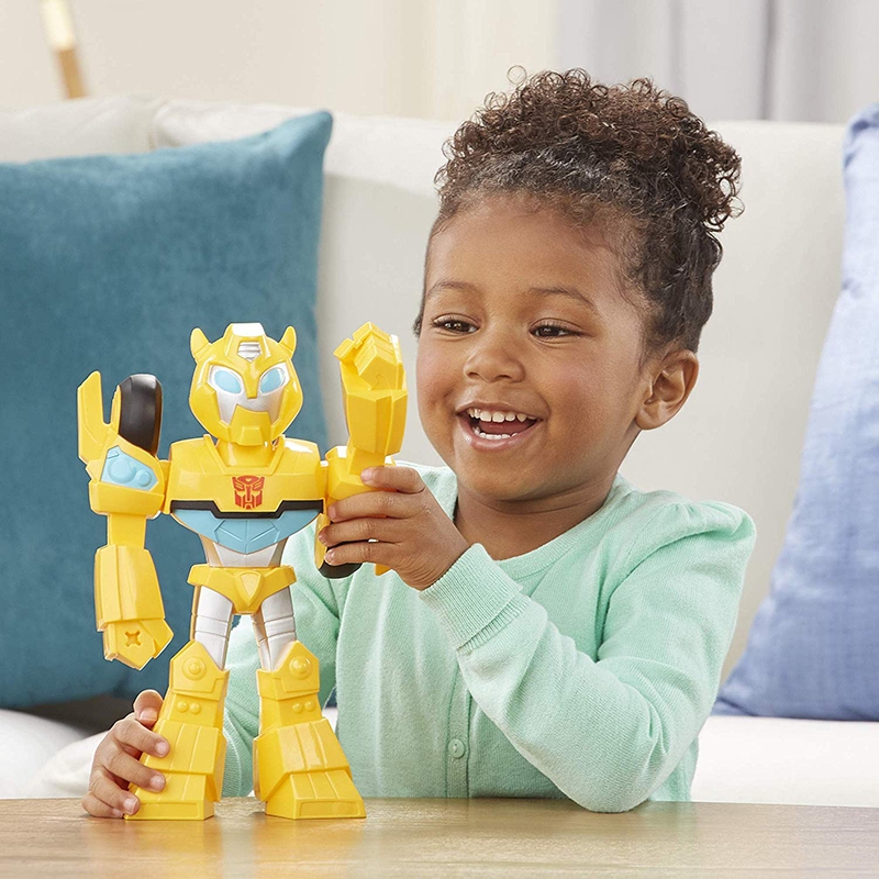 Đồ Chơi Robot Mega Mighties Transformer E4131 - Mẫu 2 - Bumblebee - Màu Vàng - Hasbro