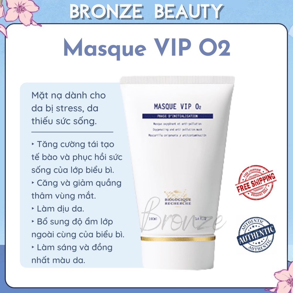 Mặt nạ Masque VIP O2 100ml giúp tái tạo tế bào - K76_100