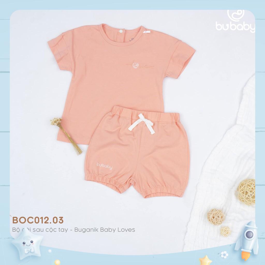Bộ Đồ Bé Gái Bubaby Vải Bambus Cài Sau Cộc Tay, Bộ Bé Gái Mặc Nhà Mùa Hè Siêu Xinh Cho Bé Yêu