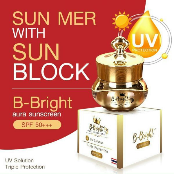 KEM CHỐNG NẮNG - CHE KHUYẾT ĐIỂM B - BRIGHT AURA SUNSCREEN 12G CHÍNH HÃNG - 9002