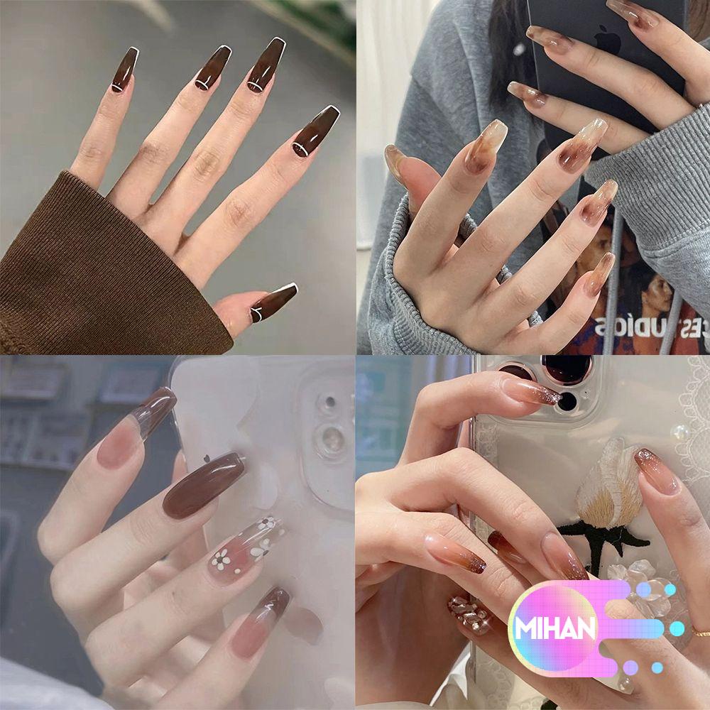 [Hàng mới về] Hộp 24 móng tay giả mihan1 có thể tháo rời