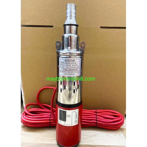 Máy bơm hỏa tiễn 12v/24v-250w 1,5m3/h đẩy cao 50m