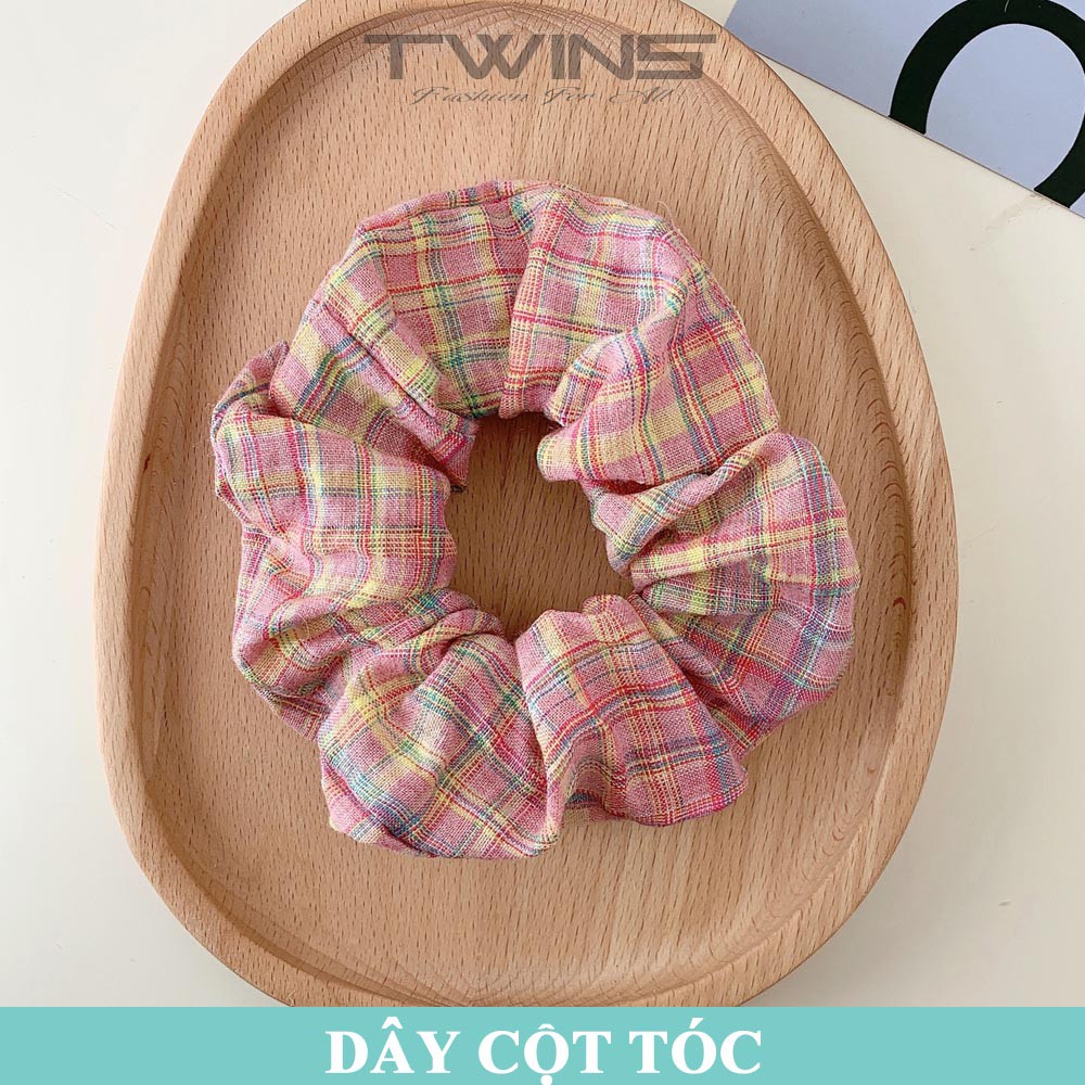 Dây cột tóc, buộc tóc scrunchies SD205 dễ thương, cute, xinh đẹp phong cách Hàn Quốc làm phụ kiện tóc thời trang cho nữ