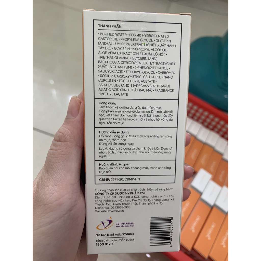 Gel Sạch Mụn, Mờ Thâm, Ngừa Sẹo Tái Tạo Da Decumar Advanced Gel 20G - 3000354 | BigBuy360 - bigbuy360.vn