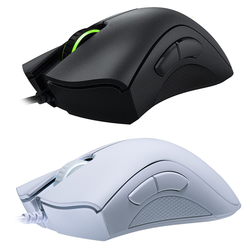 Original Razer DeathAdder Essential Chuột chơi game có dây Mice 6400DPI Cảm biến quang học 5 nút độc lập cho máy tính xách tay PC Gamer