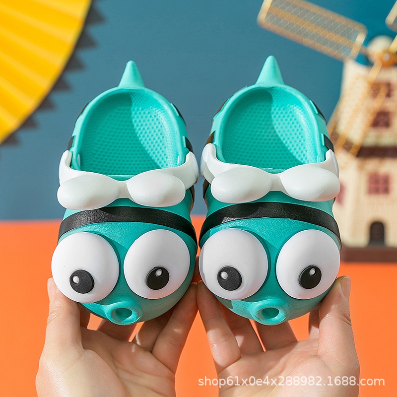 CROCS Xăng đan Nhựa EVA Cao Su Co Giãn Tốt Thời Trang Mùa Hè Cho Bé