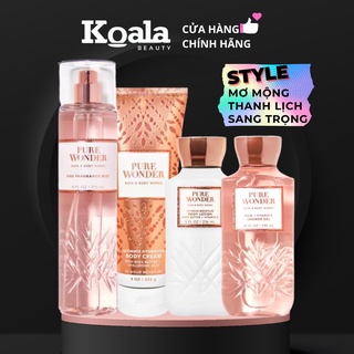 Pure wonder | xịt thơm tắm lotion toàn thân bath & body works pure wonder fragrance mist