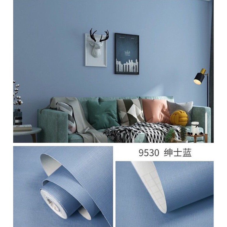 Decal Giấy dán tường 10Mét Trơn Nhám nhiều màu keo sẵn chống nước tốt khổ 45cm | BigBuy360 - bigbuy360.vn