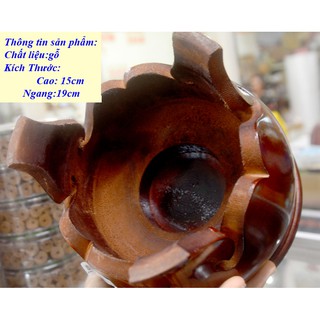 Đôn gỗ chân cao đặt tượng thờ