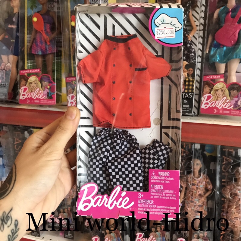 Set quần áo Búp bê Barbie fullbox chính hãng