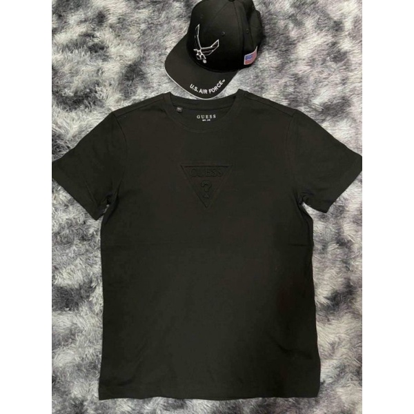 Áo thun GUESS Emboss Triangle Logo Tee