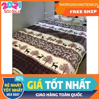 CHĂN LÔNG CỪU 3 LỚP CÓ HỌA TIẾT
