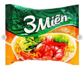 Combo 10 gói mì 3 miền tôm chua cay reeva