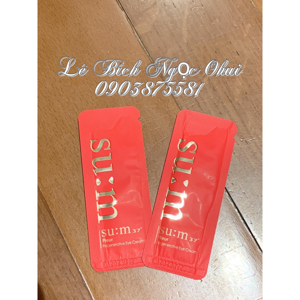 Combo 10 Gói Kem Mắt Sum Đỏ Chống Lão Hóa, Cải Thiện Nếp Nhăn Thâm Quầng Mắt Sum37 - Su:m37 Fleur Regenerative Eye Cream | BigBuy360 - bigbuy360.vn