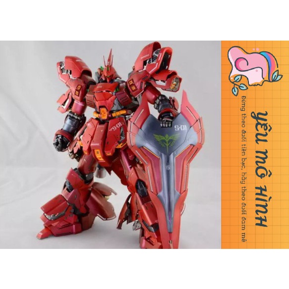Mô hình Gundam MG Sazabi Ver Ka Tặng kèm Đèn Led  và Decal nước