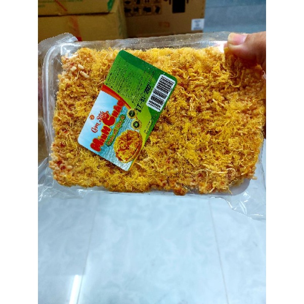 Cơm cháy chà bông- Nước sốt đậm đà- chà bông nhiều, luôn có date mới. túi zip dễ bảo quản- túi 250 gam