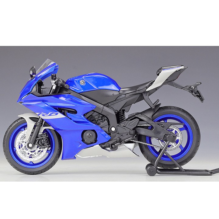 Mô hình xe moto YAMAHA YZF R6 2020 tỉ lệ 1:12 WELLY