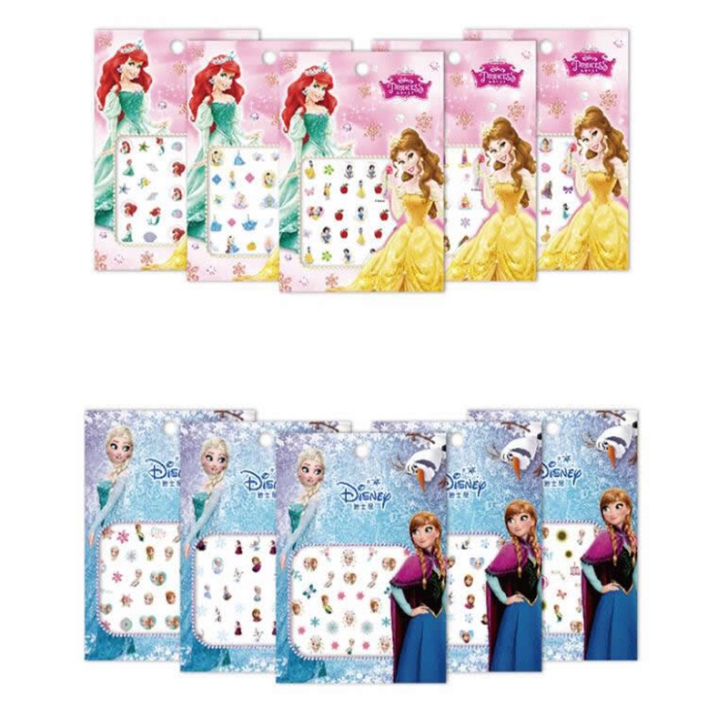 Miếng Dán Trang Trí Móng Tay Họa Tiết Công Chúa Disney Xinh Xắn