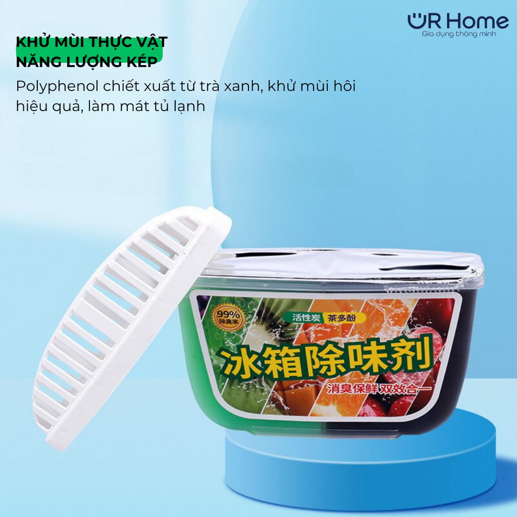 Hộp Khử Mùi Tủ Lạnh Than Hoạt Tính Gáo Dừa, Trà Xanh Sử Dụng Thời Gian Dài