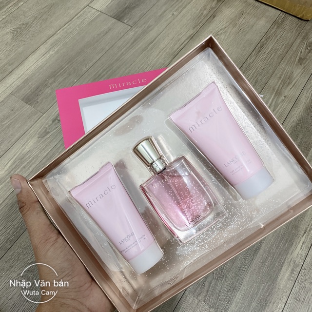 Set nước hoa lancôme miracle 30ml