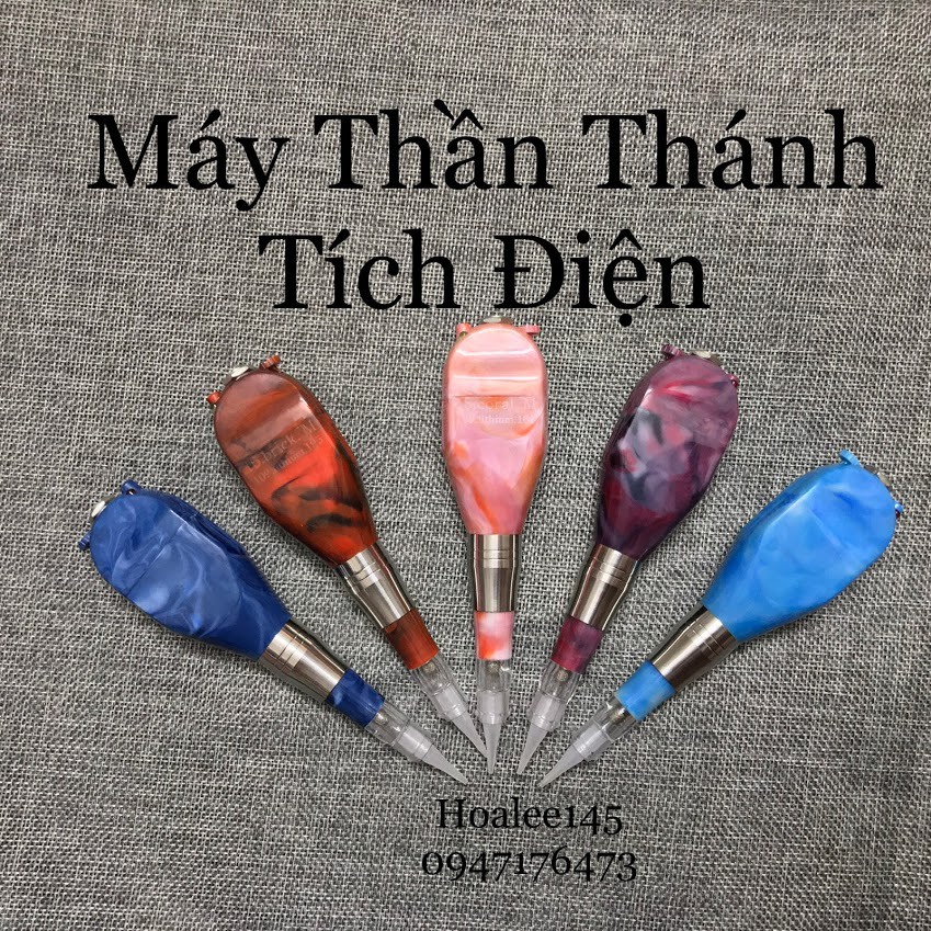 [CHÍNH HÃNG] Máy phun xăm thần thánh tích điện Việt Nam chuyên tạo hạt, ombre siêu đẹp