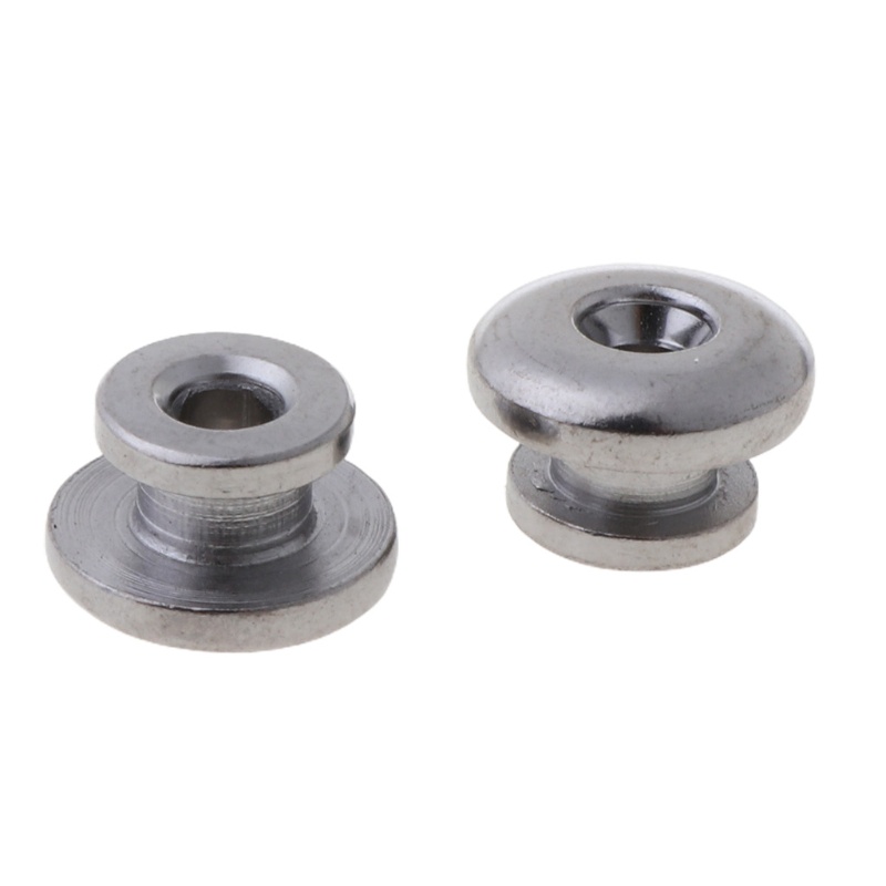 Bộ Ốc Vít + Vòng Đệm 2 Nút Thay Thế Bằng Chrome Cho Đàn Guitar Mandolin