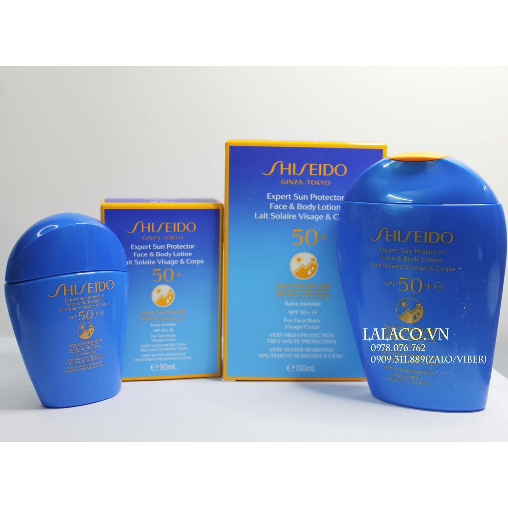Kem chống nắng Shiseido Ultimate Sun Protection Lotion SPF 50+ 50ml /150ml