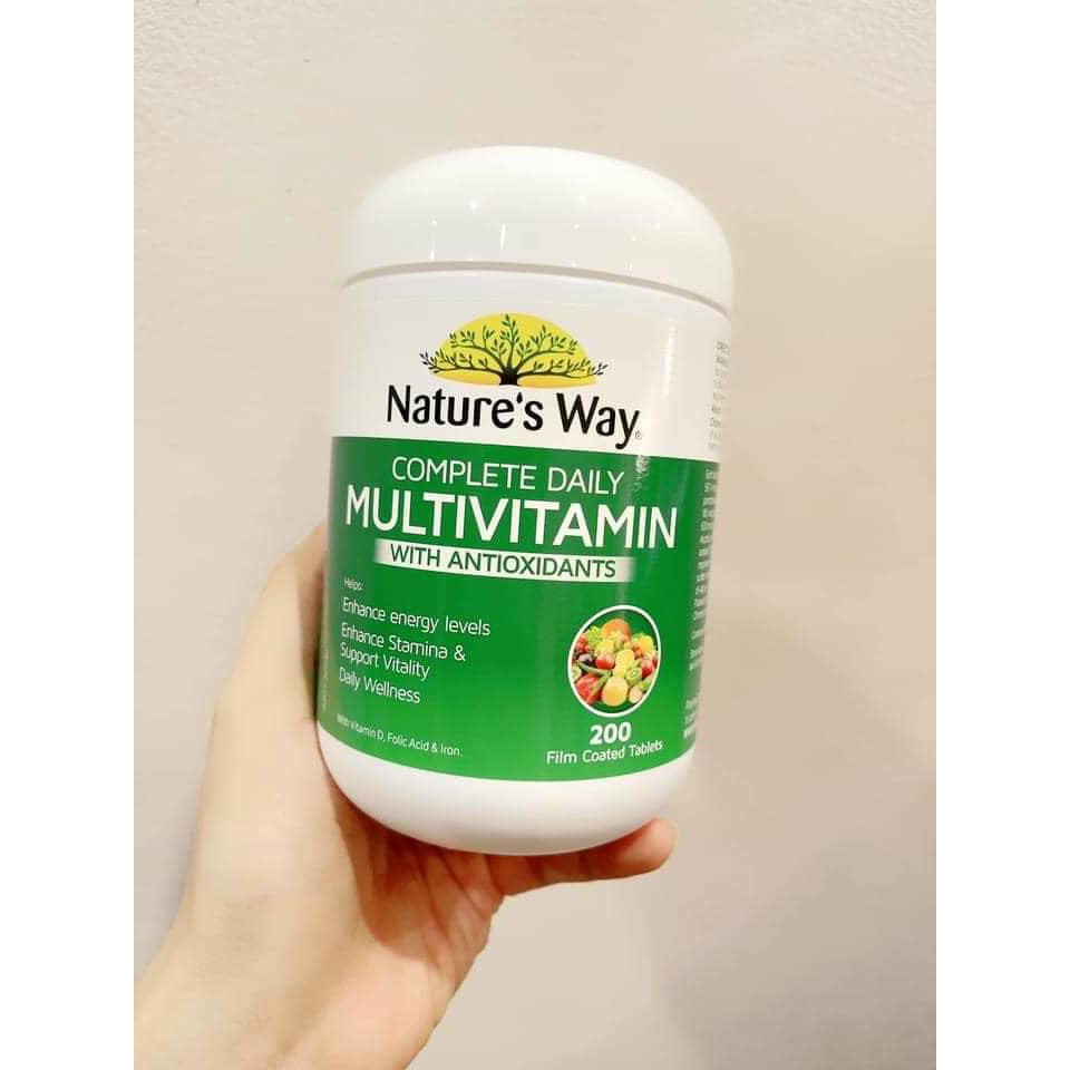 Vitamin Tổng Hợp [Úc] Nature’s Way Complete Daily Multivitamin - 200 Viên