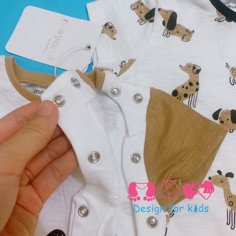 Body đùi hãng May.oral vải 100% cotton mỏng mát hàng xuất dư cho bé trai