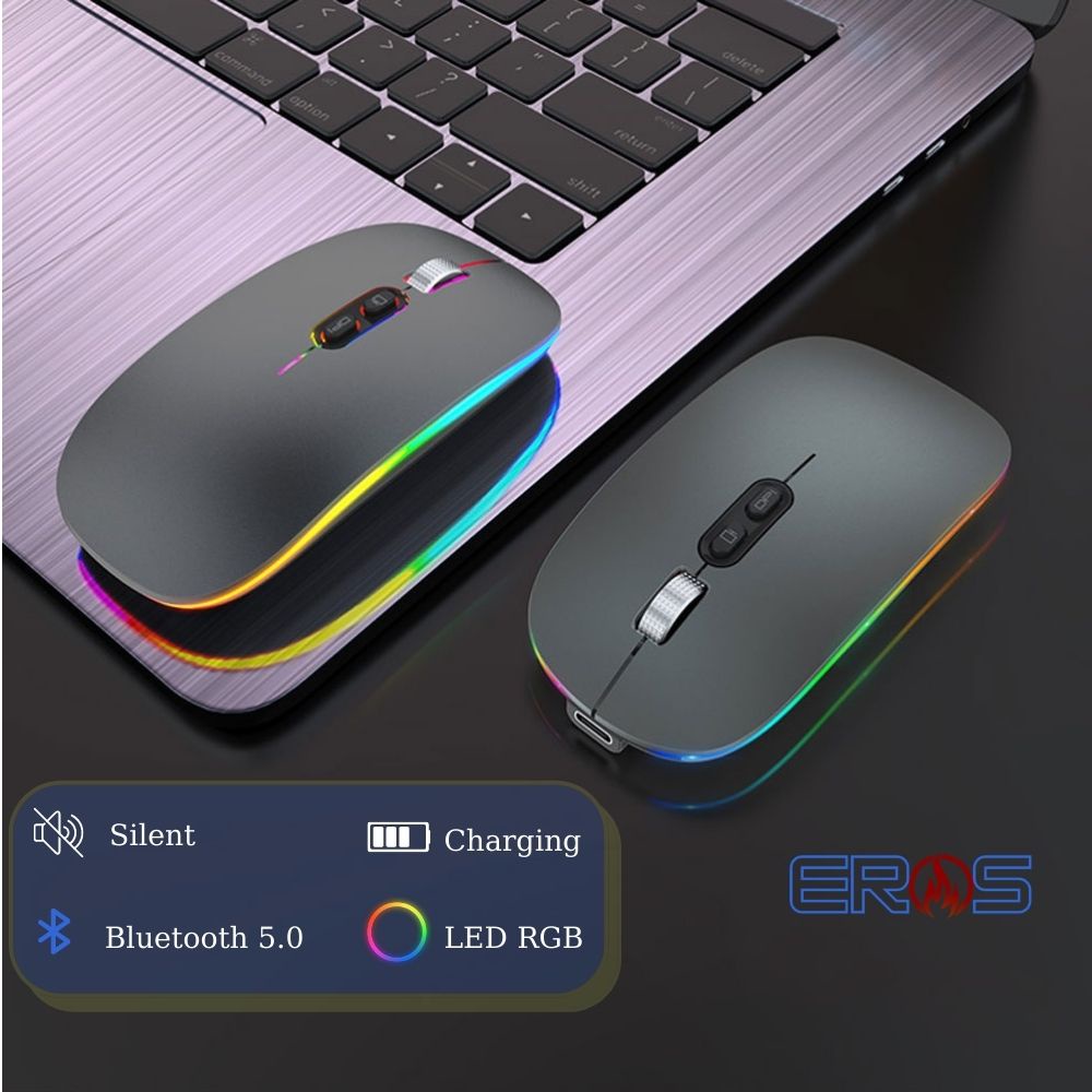 CHUỘT BLUETOOH FMOUSE M103 RGB TÍCH HỢP ĐÈN LED SIÊU ĐẸP