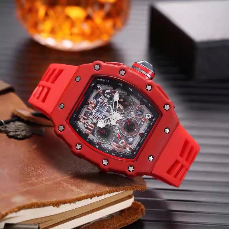 Đồng Hồ Thể Thao Richard Jessie Đa Năng Dây Silicone Cho Nam