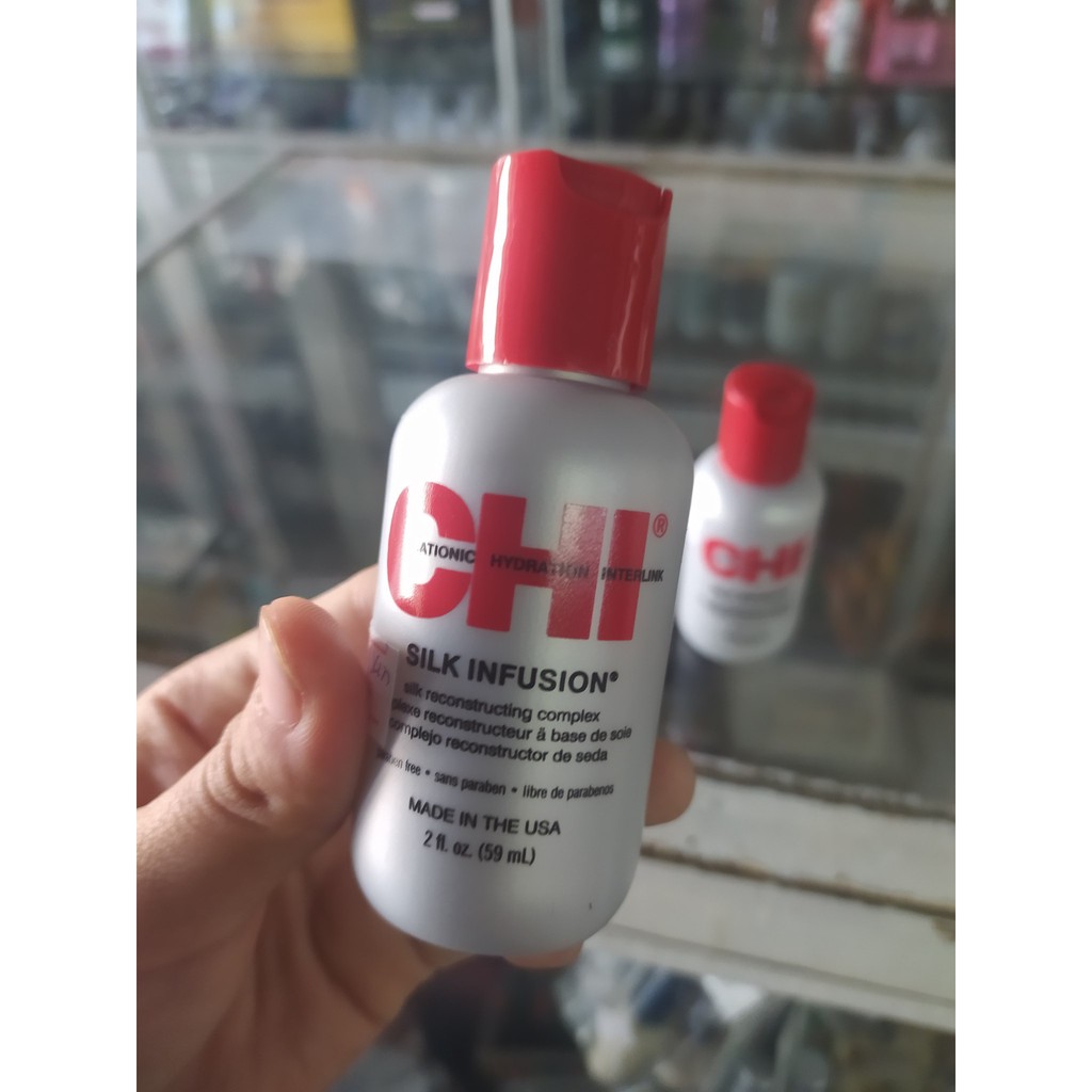 [ RẺ VÔ ĐỊCH ] SERUM DƯỠNG TÓC - CHI SILK INFUSION 59ml