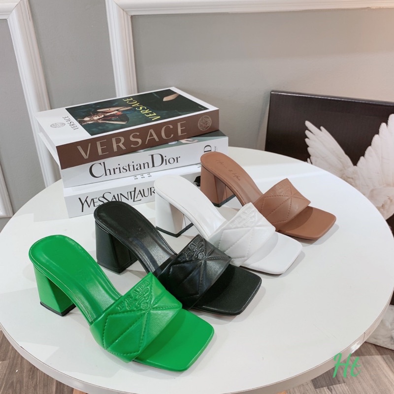 HÀNG VỀ!!!Guốc prada gót vuông 7cm hàng đẹp