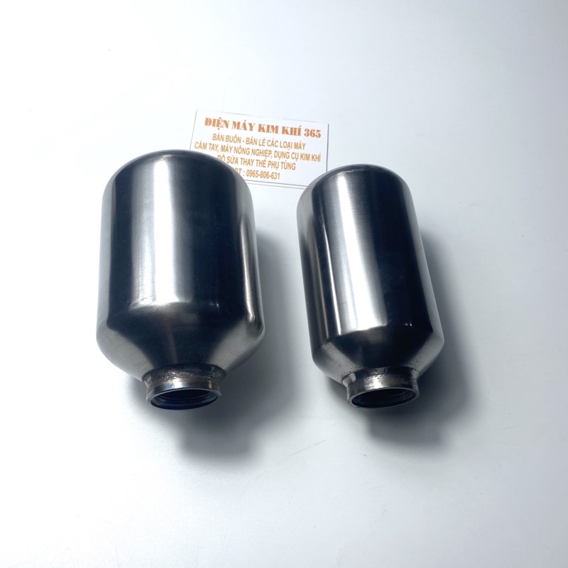 Bầu áp inox - Bầu tăng áp lực inox - Bầu nén áp lực inox dùng cho máy bơm xịt rửa xe áp lực 1HP và 2HP